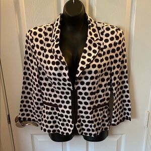 Gerry Weber Black and White Blazer with Tailored Fit